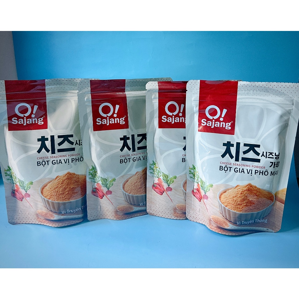 1Kg Bột Phô Mai Osajang Sannadle _gồm 4 gói 250g_.thơm ngon đậm đà