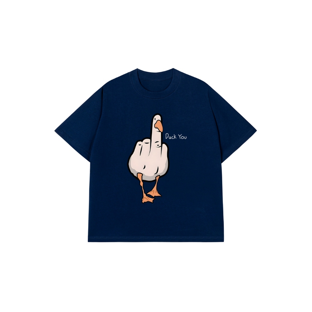 Áo Vớ Vẩn Vui Tươi REDLABEL Áo Thun DUCK YOU Cotton 100% Oversize Nam Nữ TS84