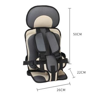 Homee.cok Ghế Ngồi Ô Tô Cho Bé Đai 5 Điểm - Ghế An Toàn Trẻ Em Có Tựa Đầu, Đệm Êm Thoáng Khí, Dễ Mang Theo