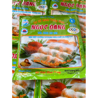 Bánh tráng Ngọc Đáng đặc sản Trà Vinh gói 75g (dẻo mặn)