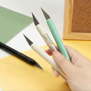 dao tách võ cạo đều cán bự, Dao cạo đều lột tỏi lột hạt sen cán lùn chất liệu nhựa cứng