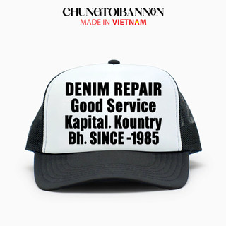 Mũ Nón lưỡi trai KingCap - trucker cap - Vải Cotton thoáng khí, in kỹ thuật số cao cấp