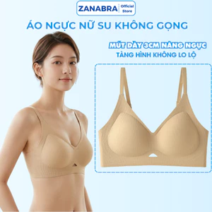 Áo Ngực Nữ Không Gọng Đúc Su Mềm Mại, Áo Lót Nữ Nâng Ngực Tôn Dáng ZANABRA A1289