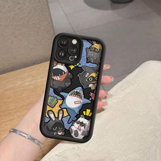Ốp Lưng iPhone Camera Viền Cao Shark Mềm Chống Sốc, Cao Cấp - iP 7/8/X/XS/XR/11/12/13/14/15/16/17/Plus/Air/Pro/Max