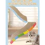Bàn cào móng carton cho mèo (tặng kèm cỏ bạc hà catnip) size lớn