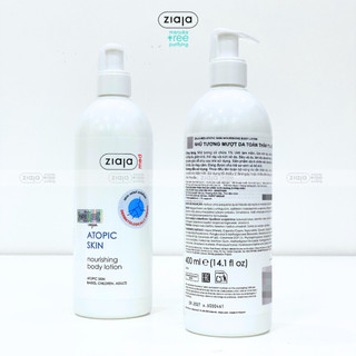 Nhũ Tương Mượt Da Toàn Thân Ziaja Med Atopic Skin Dermatological Formula Nourishing 1% Urê 400ml