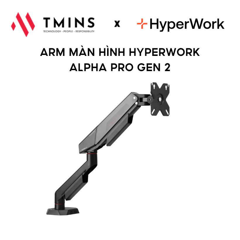 Arm màn hình Hyperwork Alpha Pro Gen 2 Hỗ trợ màn 22-38 Inch - Hàng ...