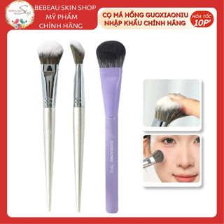 Cọ Má Hồng GUOXIAONIU Đầu Tròn Đầu Vát Tán Má Hồng Lông Mềm Nhập Khẩu Chính Hãng - Bebeau