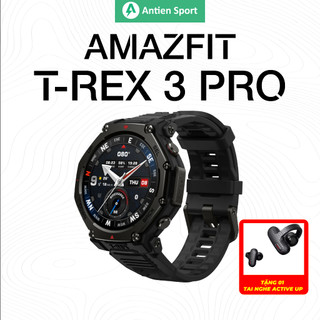 Đồng hồ thông minh Amazfit T-Rex 3 Pro, Màn AMOLED Kính Sapphire, 180+ chế độ thể thao - Chính Hãng