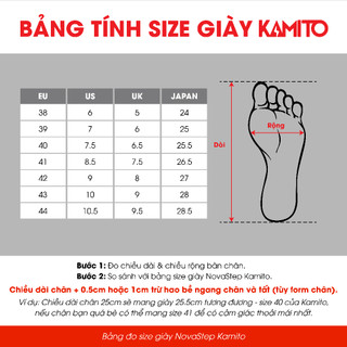 Giày Cầu Lông Kamito Novastep Đế TPR Chống Mài Mòn Cực Đẹp