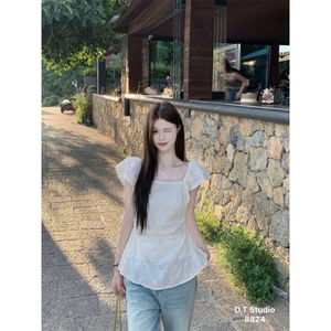 𝒄𝒂𝒎.𝒄𝒍𝒐𝒔𝒆𝒕•/WGWE/Sơmi Thô Tay Ngắn