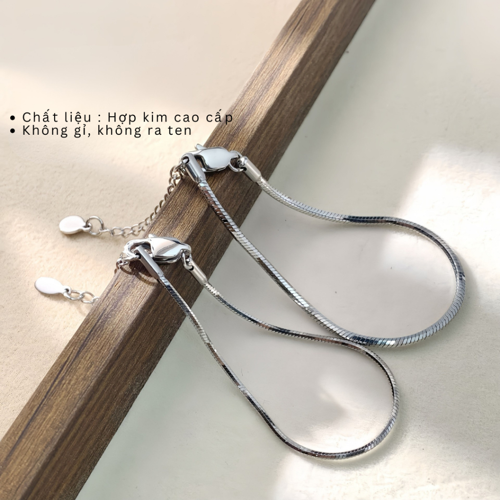 [ HỢP KIM BẠC ] Vòng Tay Đôi "Infinity Love" bạc S925 Không Gỉ Tặng Người Yêu Nam Nữ IMOON03
