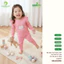 AMI0197 - Bộ Điều Hoà Bé Gái Dài Tay Anminaza Vải Sợi Tre Mềm Mịn Co Dãn Cánh Tiên