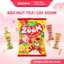 Kẹo Mút Trái Cây Zoom 72g Vị Cam Xoài Dâu Que giấy y tế Nhật Bản EIKODO SINCE 1877