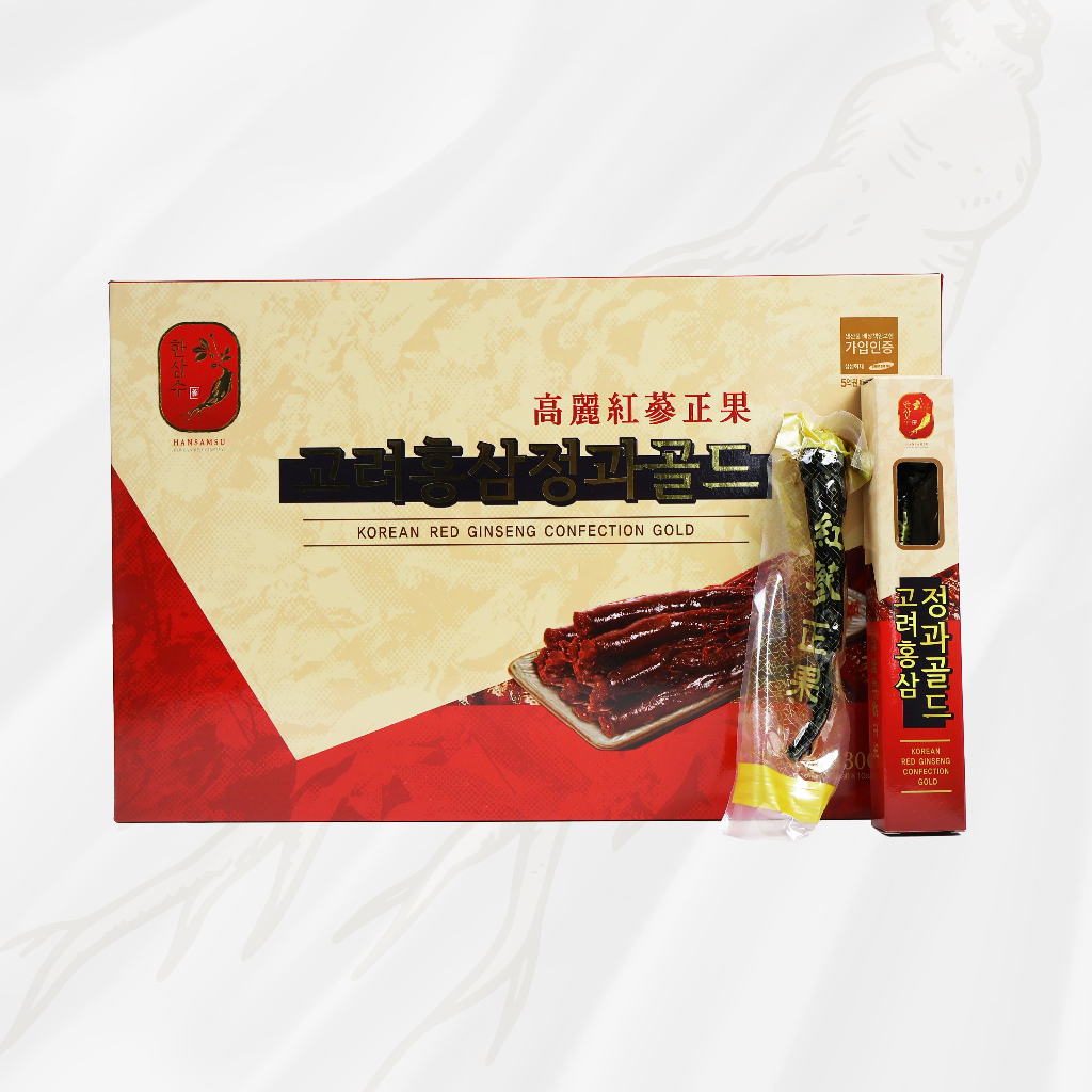 Hồng Sâm Củ Tẩm Mật Ong Honeyed Korean Red Ginseng - Quà Tặng Cao Cấp