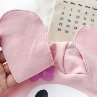 Áo khoác bé trai bé gái 3-8 tuổi có mũ tránh nắng tránh gió áo kẻ sọc hoạt hình dễ thương D1270