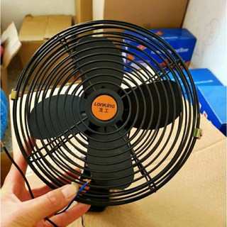 Quạt Kẹp Ô Tô 12V - 24V Lắp Cho Mọi Dòng Xe Ô Tô, Xe Tải, Có Lồng Sắt Cao Cấp Quạt Kẹp Bình Ắc Quy