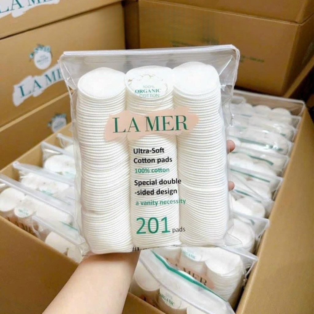 Bông Tẩy Trang Lamer 201 Miếng 100% Cotton 788