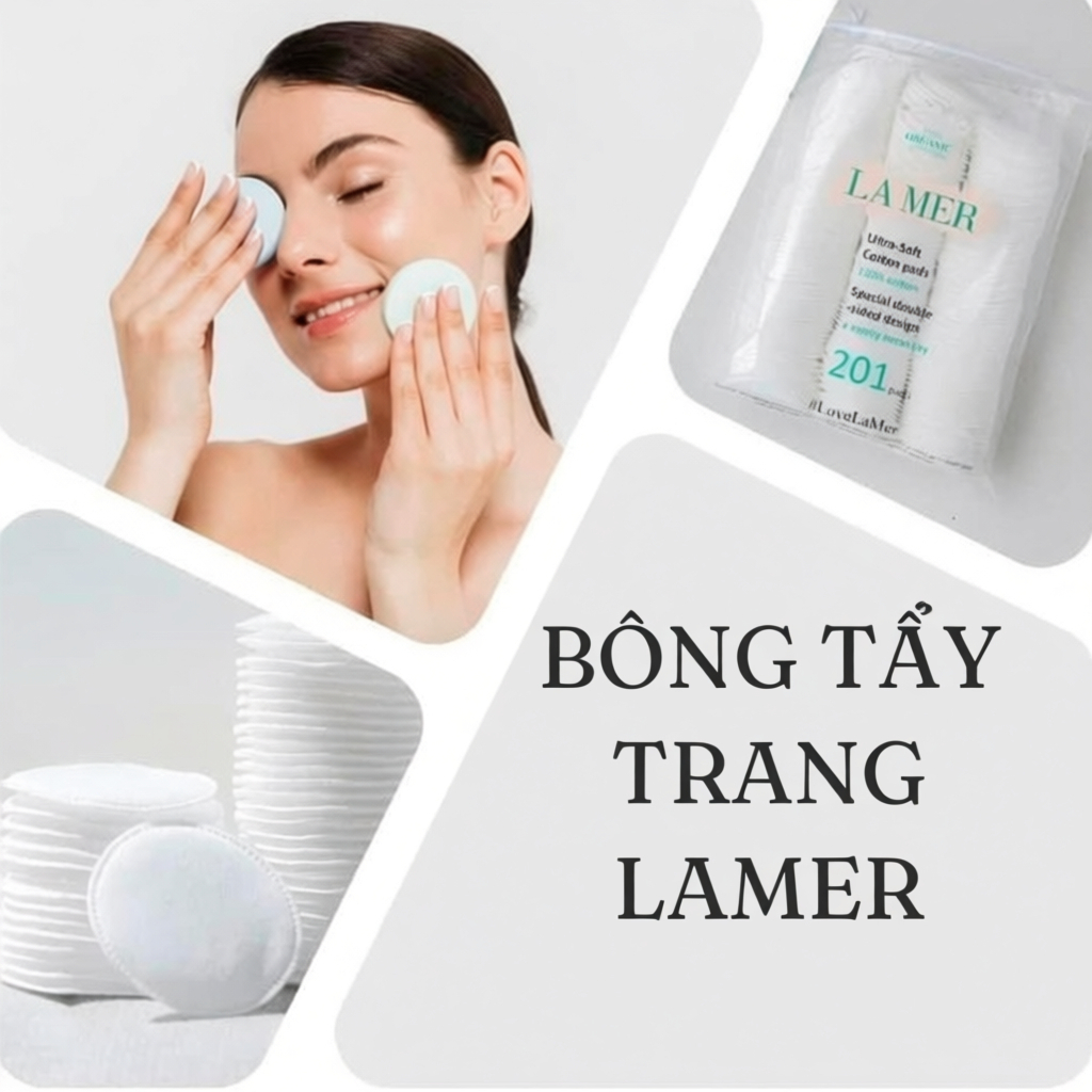 Bông Tẩy Trang Lamer 201 Miếng 100% Cotton 788