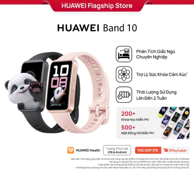 Vòng Đeo Tay Thông Minh HUAWEI Band 10 Khung Hợp Kim Nhôm Tinh Tế | Phân Tích Giấc Ngủ Chuyên Nghiệp