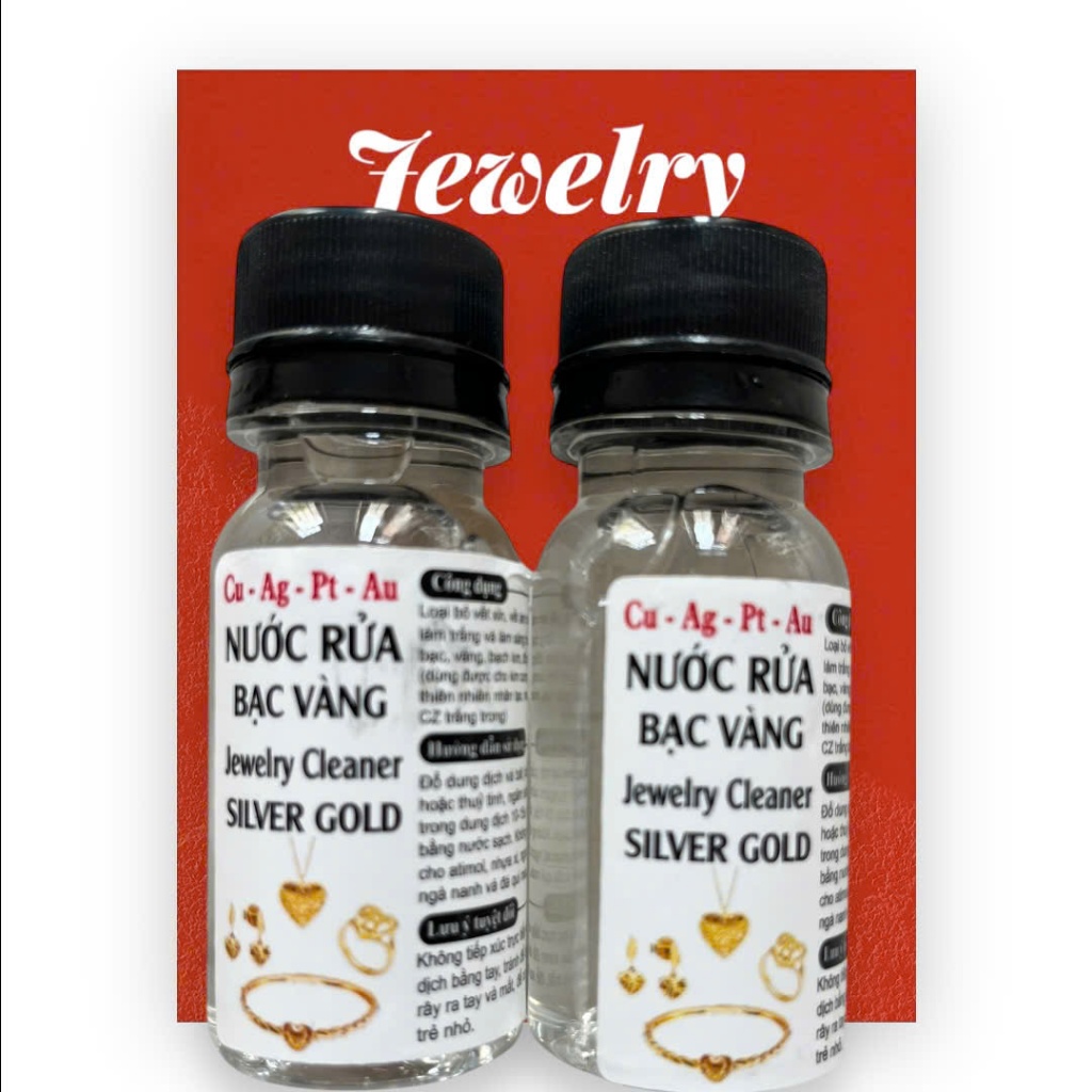 combo 24 chai nước rửa bạc trang sức các loại Tiến Thành Beauty