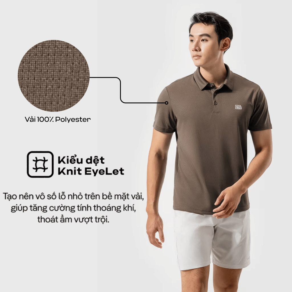 [TẶNG QUÀ ĐƠN 329K]Combo 03 Áo Polo thể thao nam ProMax S1 Logo thoáng khí Coolmate