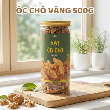 Hạt óc chó vàng tách vỏ Fonut 500G- 250G hạt dinh dưỡng để nấu sữa hạt, ăn vặt, ăn kiêng