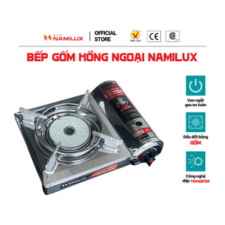Bếp Gas Mini Du Lịch Hồng Ngoại NaMilux MMC-181SS/Van Ngắt Gas Tự Động/SP Phù Hợp Cho Nhà Hàng-Quán Ăn/Hàng Chính Hãng