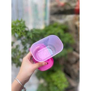 Sét 4 hộp đông mini full hồng 300ml tupperware, nhựa nguyên sinh an toàn