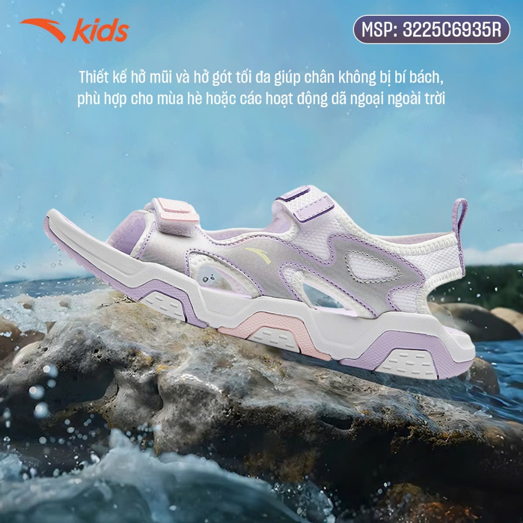 Sandals Bé Gái Size 33 - 41 Anta Kids Basic 3225C6935R