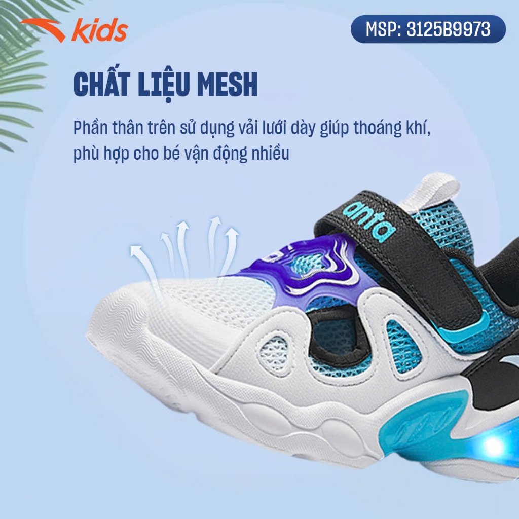 [VC 100K] Sandals Thời Trang Bé Trai Size 28 - 33 Anta Kids Flash 3125B9973