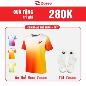 Tặng Combo "Áo Thun Chạy Bộ Thể Thao + Tất Zoseo"