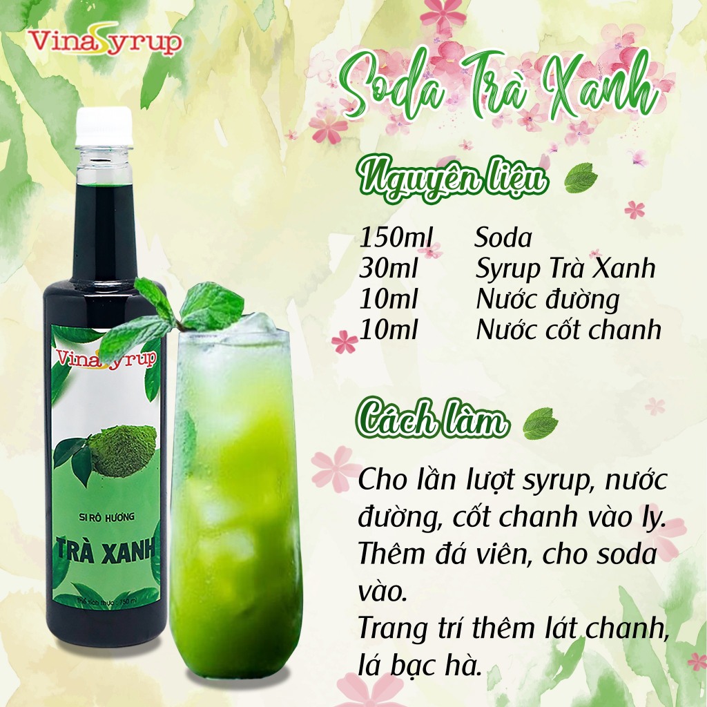 Siro Vina chai 750ml (nhiều hương)