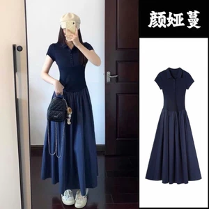 Đầm váy dáng dài cộc tay dành cho nữ thiết kế cổ polo phong cách trẻ trung MT33 SP420