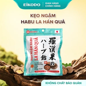 Kẹo Ngậm Habu La Hán Quả 15g/gói - Chiết xuất thảo mộc, giảm ho, dịu cổ họng, Eikodo Việt Nam