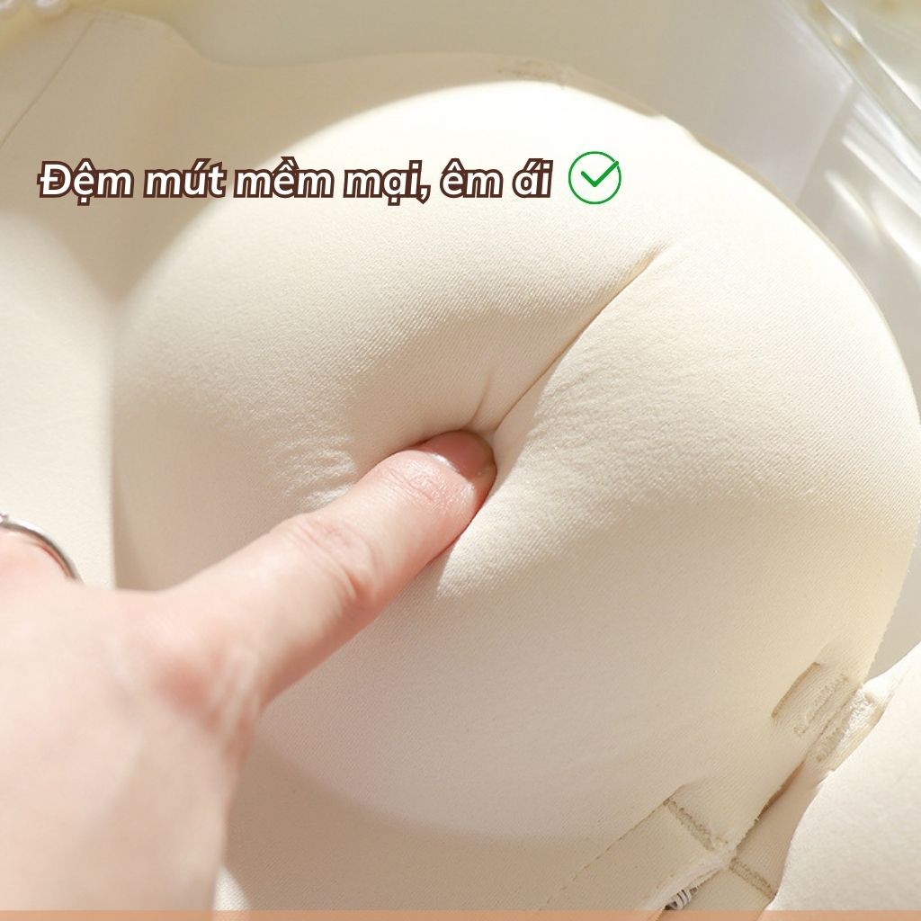 Áo ngực nữ su đúc không dây đệm dày nâng đỡ tạo quả gợi cảm chống tuột mặc áo 2 dây sexy LANIXA A806