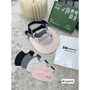 Set khẩu trang kèm mũ chống nắng ufp 50+