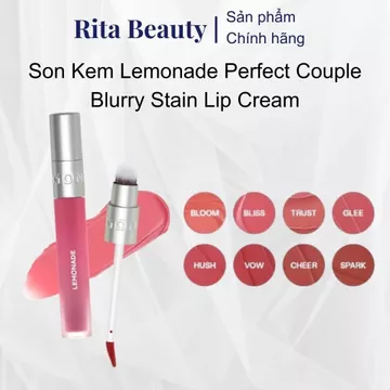 Son Kem Bùn Ẩm mờ mịn lâu trôi Lemonade Perfect Couple Blurry Stain Lip Cream