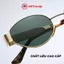 Kính râm oval gọng kim loại chống tia UV chống nắng thời trang nam nữ T9