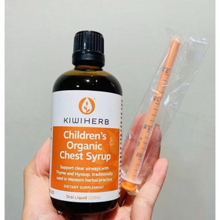Siro Ho Đẩy Đờm Kiwiherb Children's Organic Chest Syrup 100ML