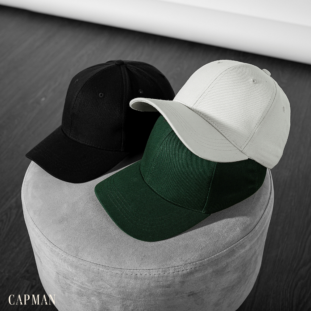 Mũ lưỡi trai trơn nam nữ CAPMAN CLUB, nón kết basic unisex CM99 đơn giản, cá tính