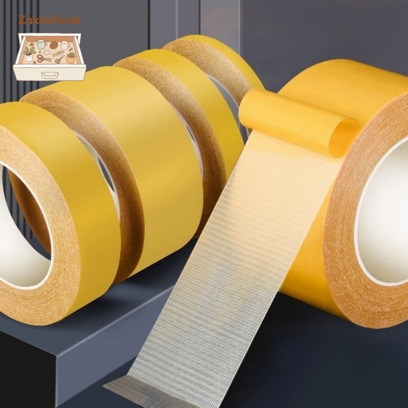 Băng Keo 2 Mặt Sợi Thủy Tinh Cường Lực Dán Thảm Trải Sàn, Keo Chống Nước, Không Để Vết Keo