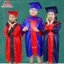 Áo Mũ Tốt Nghiệp Mầm Non Mặc Làm Lễ Ra Trường, Chụp Ảnh Kỷ Yếu - Vải Lụa Bóng Nhiều Màu Nổi Bật