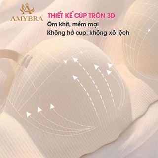Áo Lót nữ Su Non Êm Mềm Đệm Bàn Tay – Áo Ngực Nữ Su Mịn Không Gọng Nâng Đỡ Tự Nhiên AMYBRA A5277