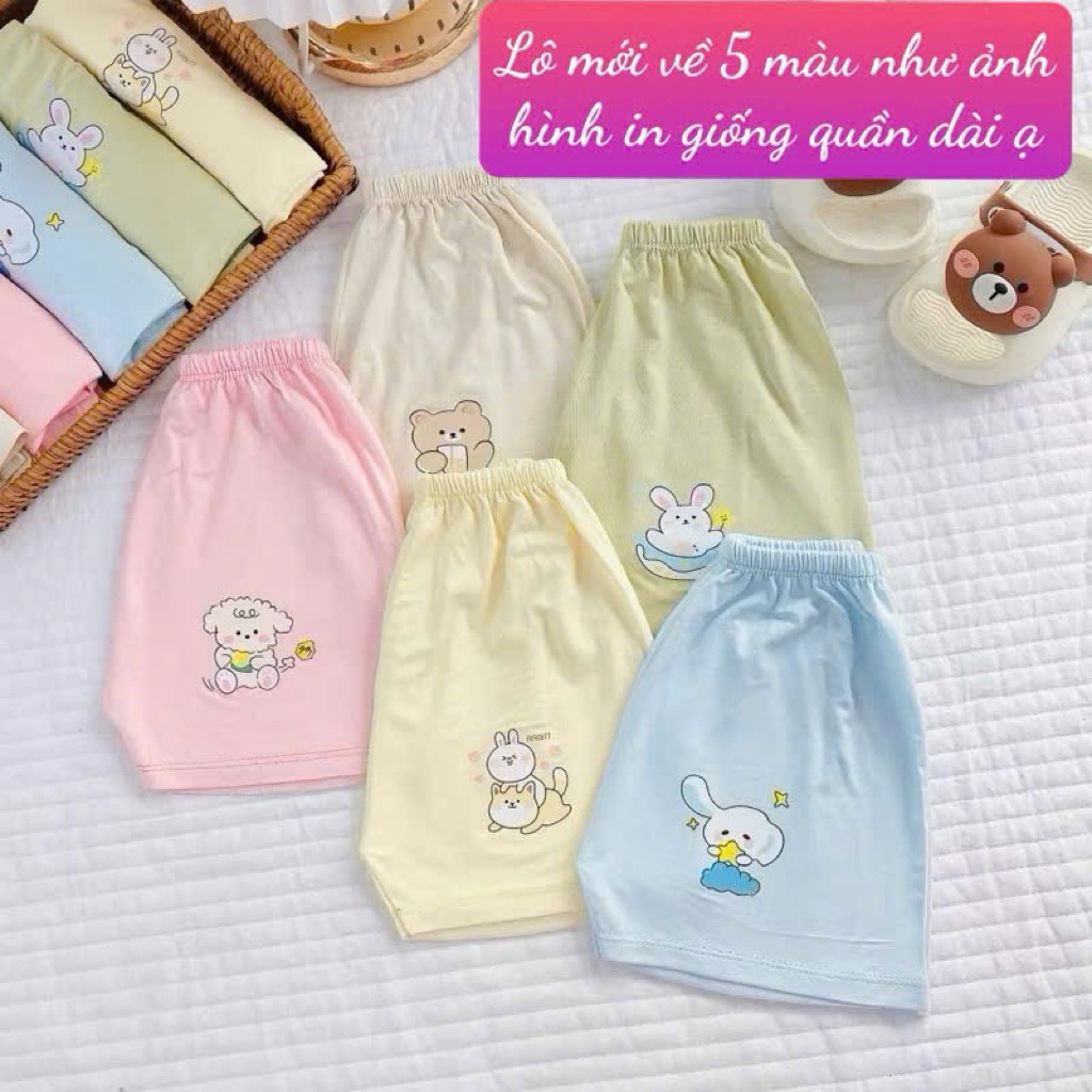 (Mã mới) Combo 3-5 Quần Dài thun lạnh petit cho bé trai, bé gái từ 3 đến 15kg