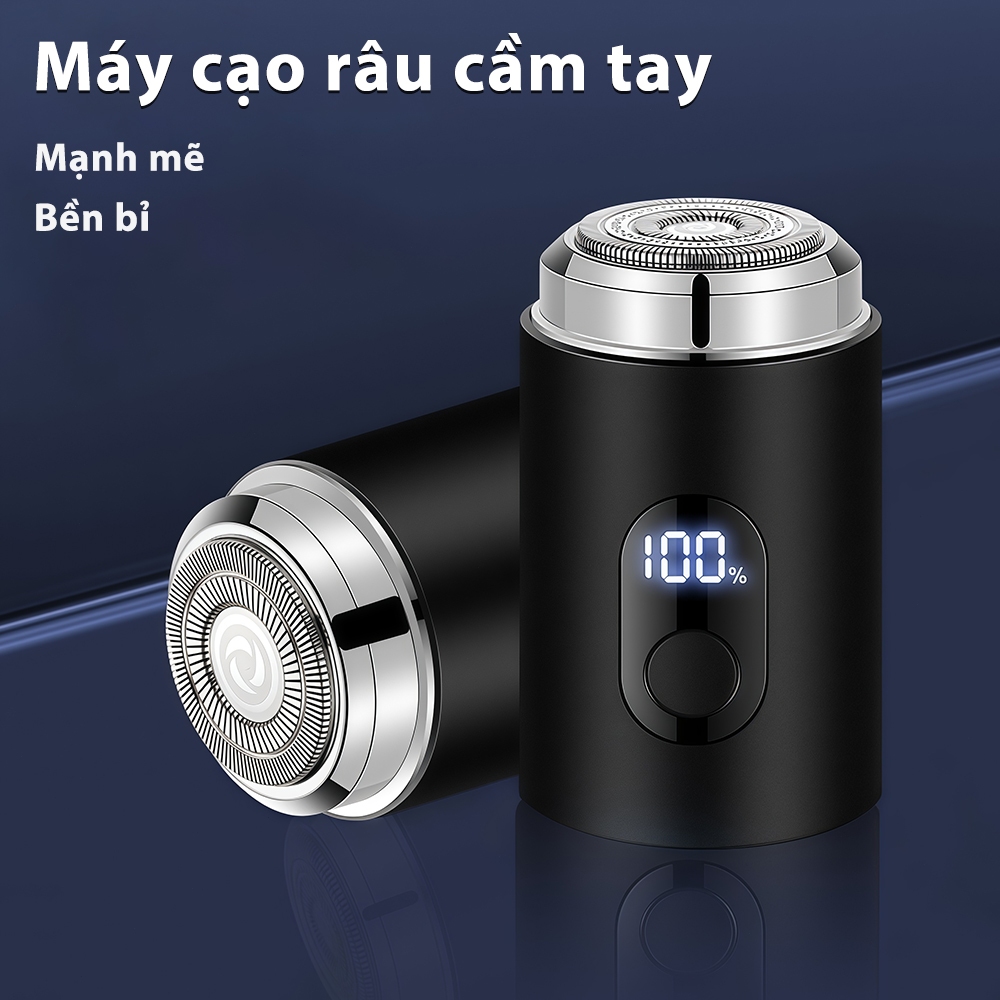 Máy cạo râu nam mini bỏ túi, Thiết kế nhỏ gọn tiện lợi,Màn hình led thông minh