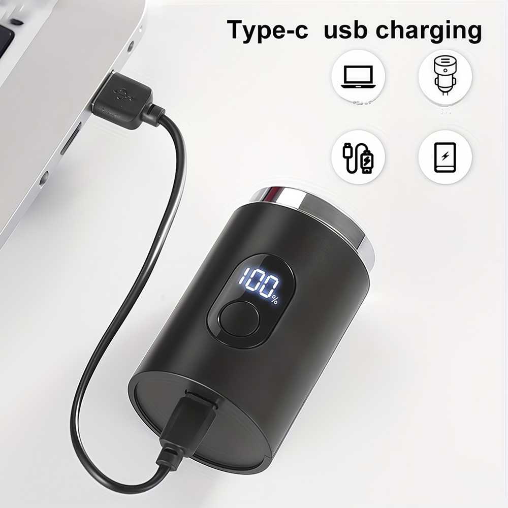 Máy cạo râu nam mini bỏ túi, Thiết kế nhỏ gọn tiện lợi,Màn hình led thông minh