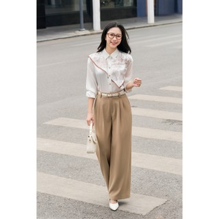 Quần Ông Rộng LAMER Dáng Ly Bung ( KHÔNG KÈM ĐAI) Công Sở L64W26Q005