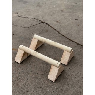 PARALLETTES GỖ - DỤNG CỤ HÍT ĐẤT, CHỐNG ĐẨY BẰNG GỖ TỰ NHIÊN CÓ ĐẾ CHỐNG TRƯỢT ,Tam Giác