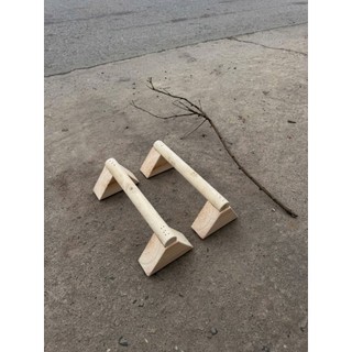 PARALLETTES GỖ - DỤNG CỤ HÍT ĐẤT, CHỐNG ĐẨY BẰNG GỖ TỰ NHIÊN CÓ ĐẾ CHỐNG TRƯỢT ,Tam Giác